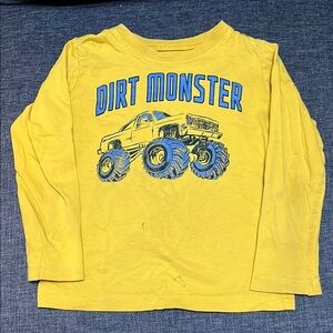OshKosh B'gosh Yellow and Blue Long Sleeve Tee
